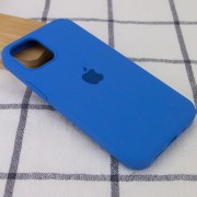 Чохол для Apple iPhone 14 Pro (6.1"") - Silicone Case Full Protective (AA) Синій / Royal blue