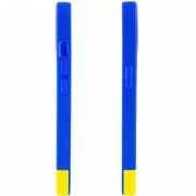 Чохол для Apple iPhone 12 Pro / 12 (6.1"") - TPU+PC Bichromatic Navy Blue / Yellow
