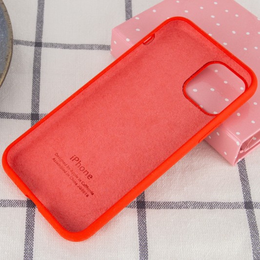 Чохол для Apple iPhone 11 (6.1"") - Silicone Case Full Protective (AA) Червоний / Red - зображення 2 