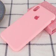 Чохол для Apple iPhone XS Max (6.5"") - Silicone Case Full Protective (AA) Рожевий / Pink