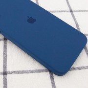 Чохол для Apple iPhone 11 (6.1"") - Silicone Case Square Full Camera Protective (AA) Синій / Navy blue