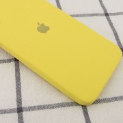 Чохол для Apple iPhone 11 (6.1"") - Silicone Case Square Full Camera Protective (AA) Жовтий / Canary Yellow