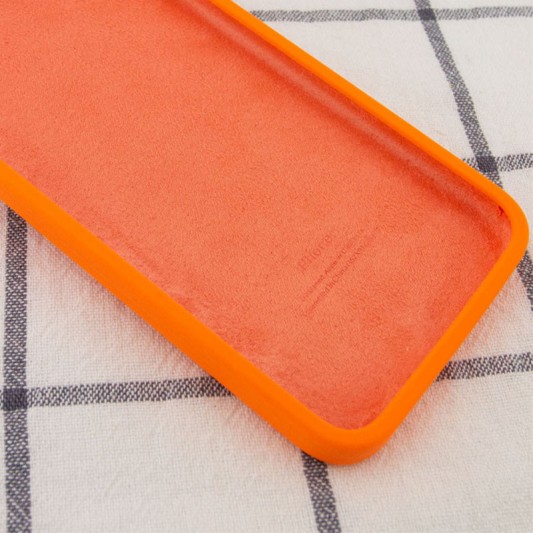 Чохол для Apple iPhone 11 (6.1"") - Silicone Case Square Full Camera Protective (AA) Помаранчевий / Bright Orange - зображення 1 