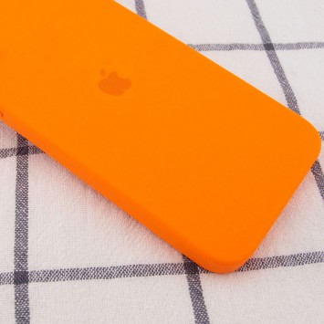 Чехол для Apple iPhone 11 (6.1"") - Silicone Case Square Full Camera Protective (AA) Оранжевый / Bright Orange - Чехлы для iPhone 11 - изображение 2