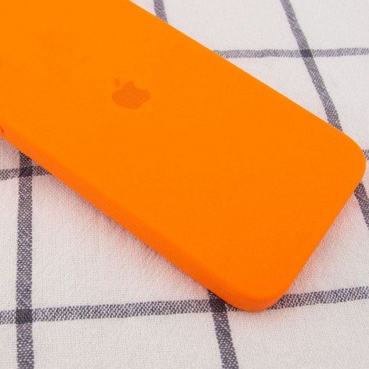 Чохол для Apple iPhone 11 (6.1"") - Silicone Case Square Full Camera Protective (AA) Помаранчевий / Bright Orange - зображення 2 