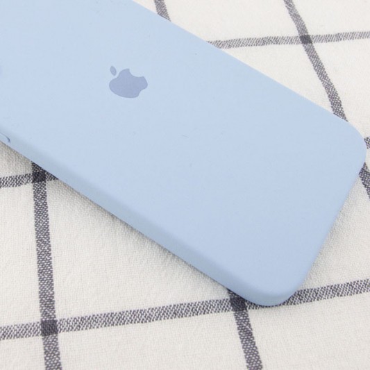 Чохол для Apple iPhone 11 (6.1"") - Silicone Case Square Full Camera Protective (AA) Блакитний / Mist blue - зображення 2 