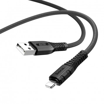 Дата кабель Hoco X67 "Nano"" USB to Lightning (1m) Чорний - Lightning - зображення 1 