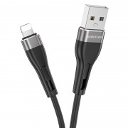 Дата кабель Borofone BX46 Rush USB to Lightning (1m) Чорний
