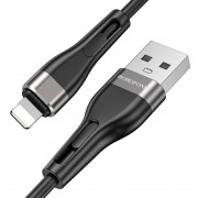 Дата кабель Borofone BX46 Rush USB to Lightning (1m) Черный