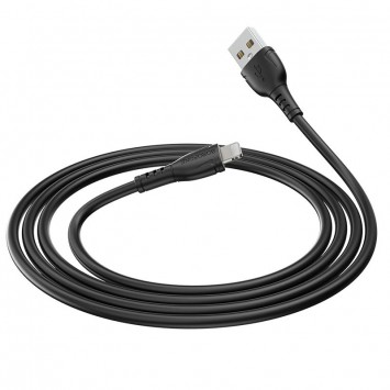 Дата кабель Borofone BX51 Triumph USB to Lightning (1m) Чорний - Lightning - зображення 2 