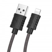 Дата кабель Borofone BX52 Airy USB to Lightning (1m) Черный