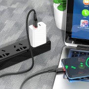 USB кабель для телефона Borofone BX67 USB to Type-C (1m) Черный