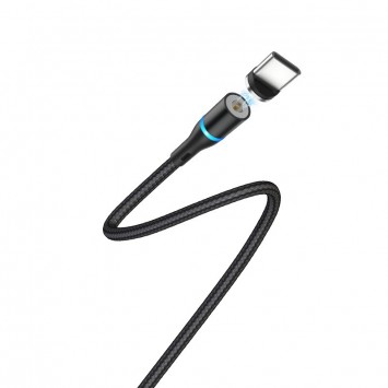 USB кабель телефону Borofone BU16 Skill magnetic USB to Type-C (1.2m) Чорний - Type-C кабелі - зображення 2 