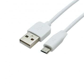 Кабель зарядки телефону, планшета Hoco X1 Rapid USB to MicroUSB (1m) Білий - MicroUSB кабелі - зображення 1 