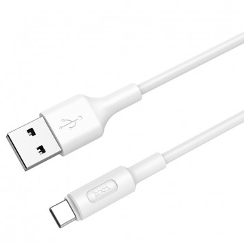 USB кабель телефону Hoco X25 Soarer Type-C (1m) Білий - Type-C кабелі - зображення 1 