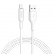 USB кабель телефону Hoco X25 Soarer Type-C (1m) Білий