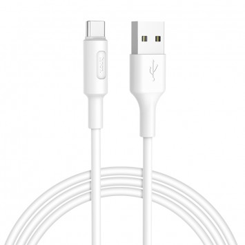 USB кабель для телефона Hoco X25 Soarer Type-C (1m) Белый - Type-C кабели - изображение 2