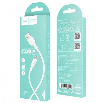 USB кабель для телефона Hoco X25 Soarer Type-C (1m) Белый - Type-C кабели - изображение 4