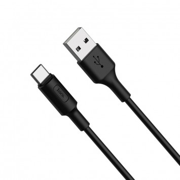 USB кабель телефону Hoco X25 Soarer Type-C (1m) Чорний - Type-C кабелі - зображення 2 