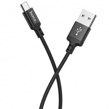 Кабель зарядки для телефона, планшета Hoco X14 Times Speed Micro USB Cable (1m) Черный - MicroUSB кабели - изображение 5