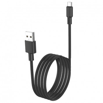 Кабель заряджання для телефону, планшета Hoco X29 Super Style Micro USB Cable 2A (1m) Black - MicroUSB кабелі - зображення 3 