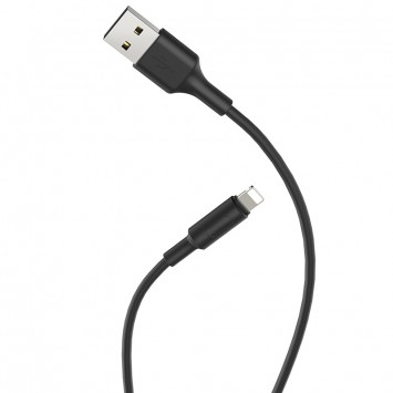 Кабель заряджання Apple Hoco X25 Soarer Lightning Cable (1m) Чорний - Lightning - зображення 2 