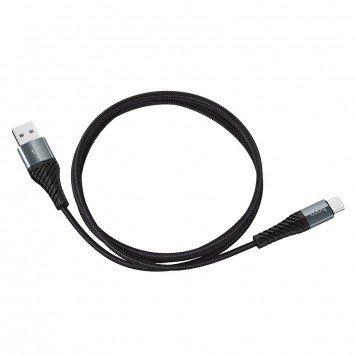 USB кабель для телефону Hoco X38 Cool Type-C (1m) Чорний - Type-C кабелі - зображення 2 
