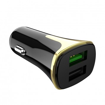 Автомобильная зарядка для телефона Hoco Z31 QC3.0 (2USB/3.4A) + microUSB Черный - Автомобильные зарядные устройства - изображение 2