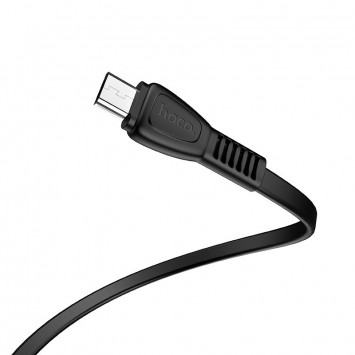 Кабель зарядки телефону, планшета Hoco X40 Noah USB to MicroUSB (1m) Чорний - MicroUSB кабелі - зображення 3 