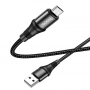 Кабель зарядки для телефону, планшета Hoco X50 "Excellent"" USB to MicroUSB (1m) Чорний
