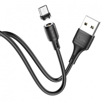 Магнітний кабель для телефону, планшета Hoco X52 "Sereno magnetic" USB to MicroUSB (1m) Чорний - MicroUSB кабелі - зображення 4 