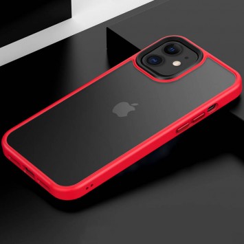 Красный чехол TPU+PC с металлическими кнопками для Apple iPhone 11 (6.1"")