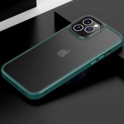 TPU+PC чехол для Apple iPhone 11 Pro (5.8"") - Metal Buttons Зеленый