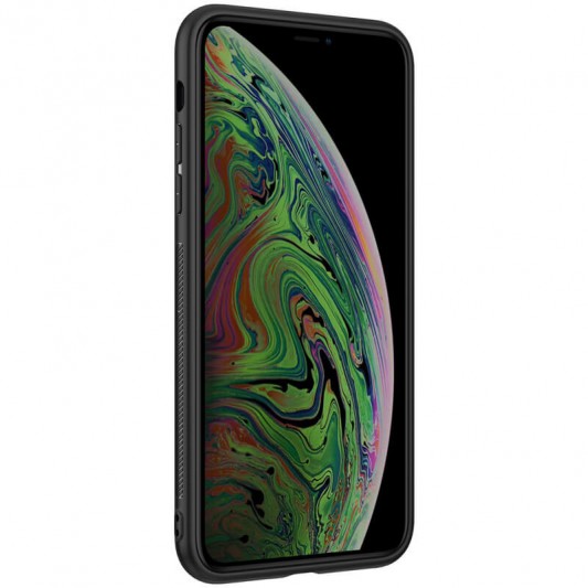 Карбонова накладка для Apple iPhone 11 (6.1"") - Nillkin Synthetic Fiber series Чорний - зображення 4 