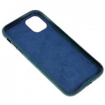 Кожаный чехол для Apple iPhone 11 (6.1"") - Croco Leather Green - Чехлы для iPhone 11 - изображение 2