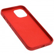 Кожаный чехол для Apple iPhone 12 Pro / 12 (6.1"") - Croco Leather Red