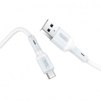 Кабель зарядки для телефону, планшета Hoco X65 "Prime" USB to MicroUSB (1m) Білий - MicroUSB кабелі - зображення 1 