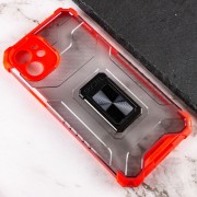 Ударопрочный чехол Transformer CrystalRing для Apple iPhone 12 (6.1"") Красный