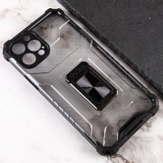 Чохол для Apple iPhone 12 Pro (6.1"") - Transformer CrystalRing Чорний + Прозорий / Чорний