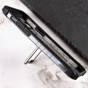 Бронированный чехол для Apple iPhone 12 Pro Max (6.7"") - Transformer CrystalRing Черный + Прозрачный / Черный