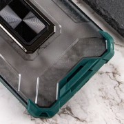 Удароміцний чохол для Apple iPhone 13 (6.1"") - Transformer CrystalRing Темно-зелений