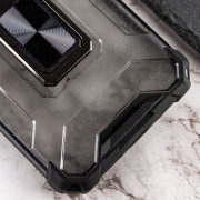 Бронированный чехол для Apple iPhone 13 (6.1"") - Transformer CrystalRing Черный + Прозрачный / Черный