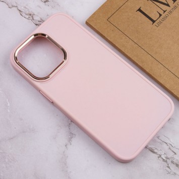 TPU чохол для Apple iPhone 13 Pro Max (6.7"") - Bonbon Metal Style Рожевий / Light pink - Чохли для iPhone 13 Pro Max - зображення 3 
