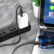 Кабель зарядки Apple Borofone BX67 USB to Lightning (1m) Черный