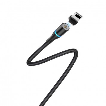 Кабель зарядки Apple Borofone BU16 Skill magnetic USB to Lightning (1.2m) Черный - Lightning - изображение 2
