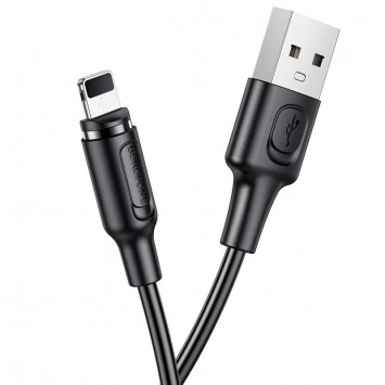 Кабель зарядки Apple Borofone BX41 Amiable USB to Lightning (1m) Черный - Lightning - изображение 1