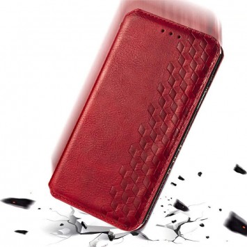Шкіряний чохол книжка GETMAN Cubic (PU) для Samsung Galaxy A73 5G Червоний - Samsung Galaxy A73 5G - зображення 4 
