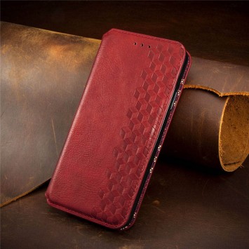 Кожаный чехол книжка GETMAN Cubic (PU) для Samsung Galaxy A73 5G Красный - Samsung Galaxy A73 5G - изображение 5