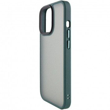 TPU+PC чохол для Apple iPhone 14 (6.1"") - Metal Buttons Зелений - Чохли для iPhone 14 - зображення 2 