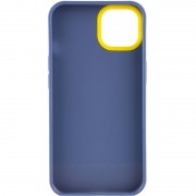 Чохол для Apple iPhone 13 (6.1"") - TPU+PC Bichromatic Blue / Yellow